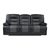 Homelegance Furniture Fabian Double Reclining Sofa