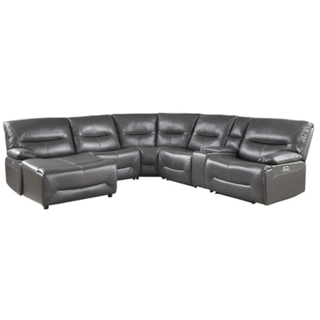 6-Piece Power Reclining Sectional Sofa