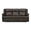 Homelegance Furniture Jude Double Reclining Sofa