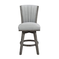 Transitional Swivel Counter Stool