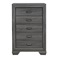 Contemporary Chest with Five Drawers