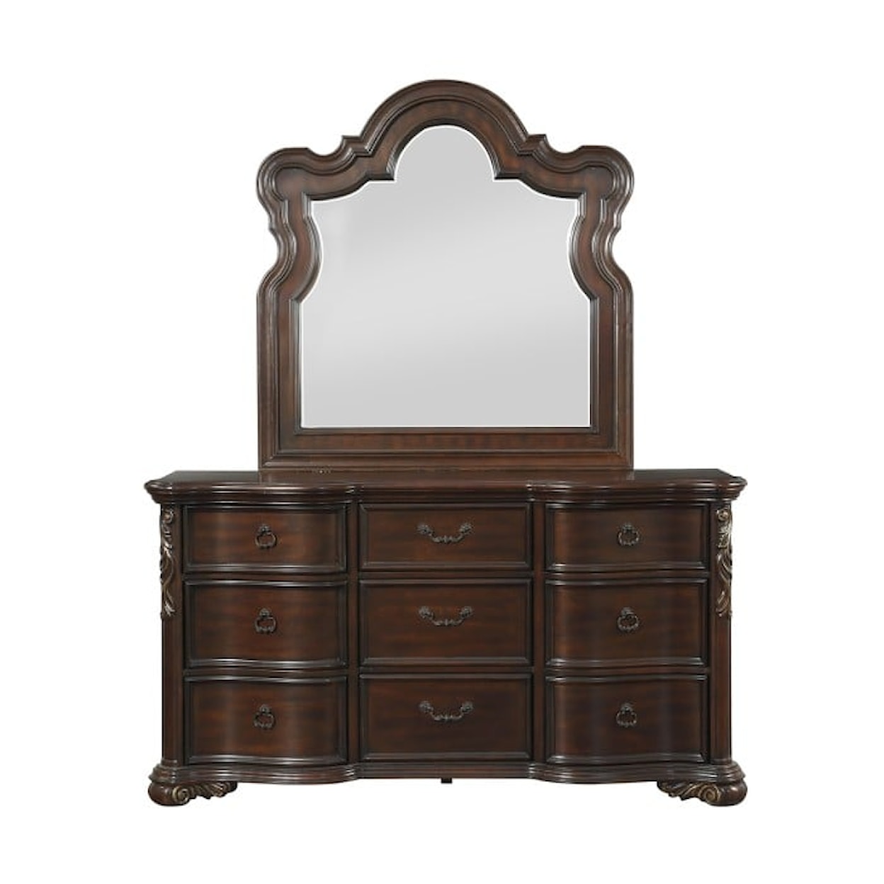 Homelegance Furniture Highlands Royal Arched Mirror