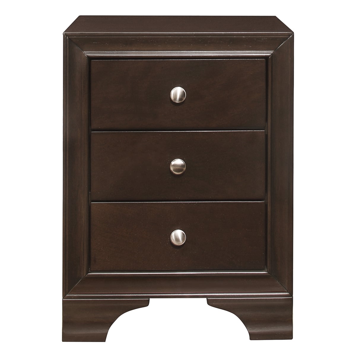 Homelegance Centralia 3-Drawer Nightstand