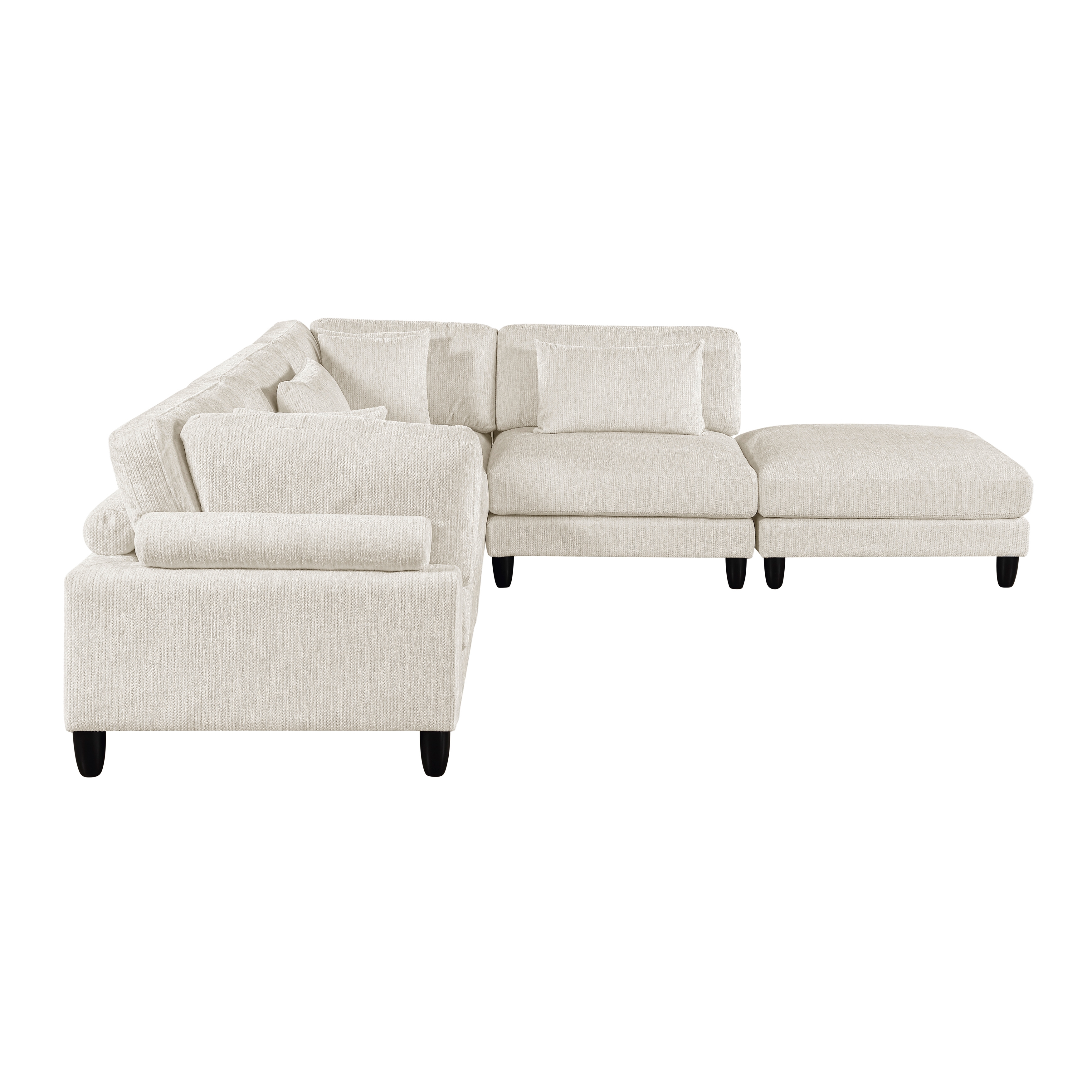 Homelegance Robstown 5-pc. Modular Sectional Sofa w/Ottoman