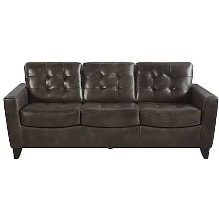 Casual Sofa with Tufted Cushions