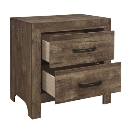 2-Drawer Nightstand