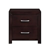 Homelegance Furniture Edina 2-Drawer Nightstand
