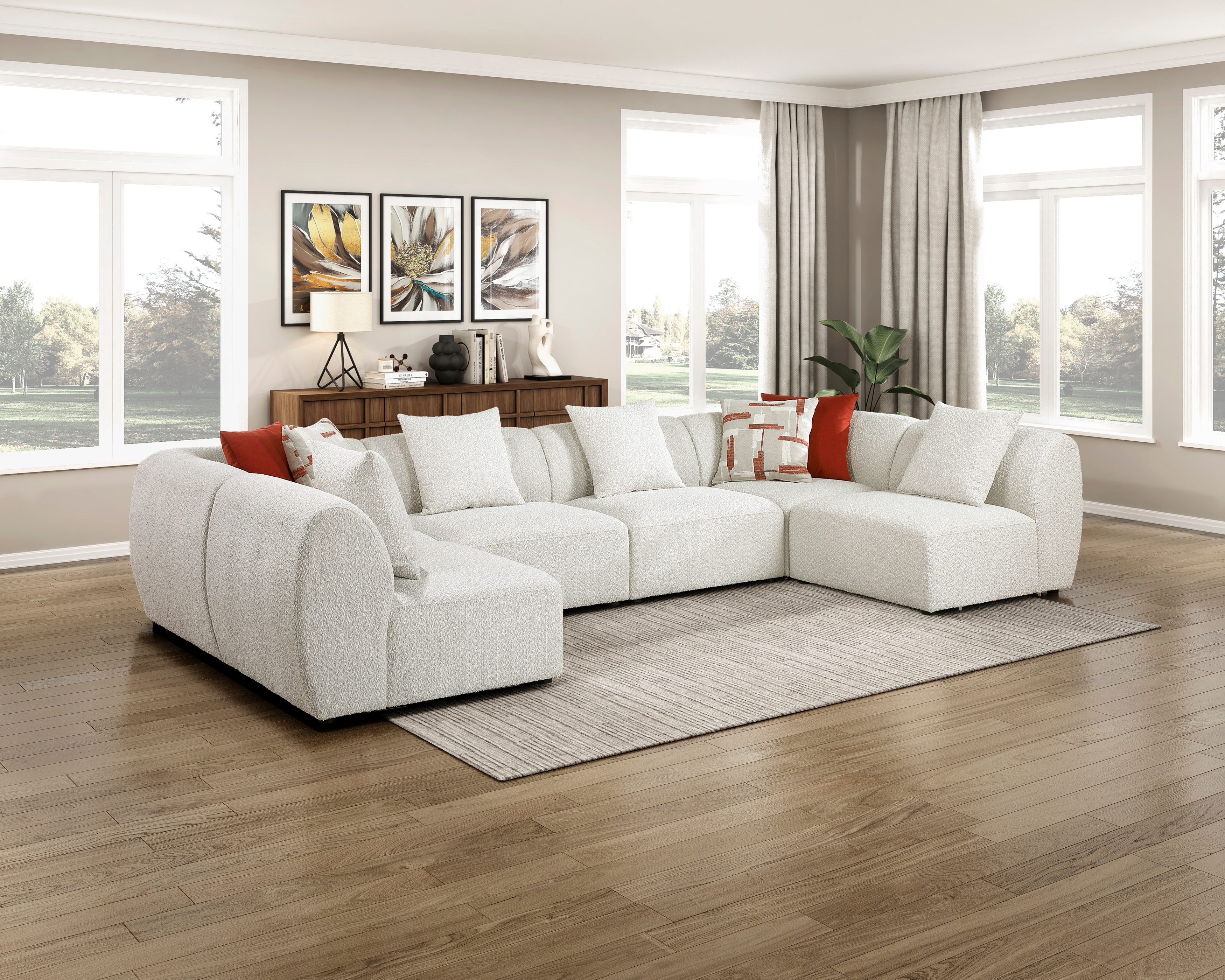 Homelegance Franz 6-Piece Sectional Sofa