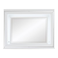 Glam Mirror with LED Lighting