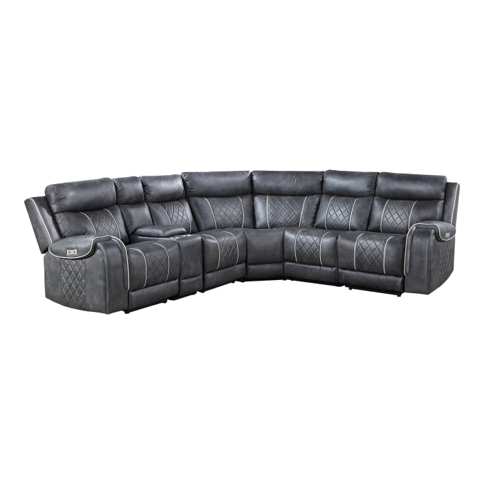 6-Piece Modular Power Reclining Sectional