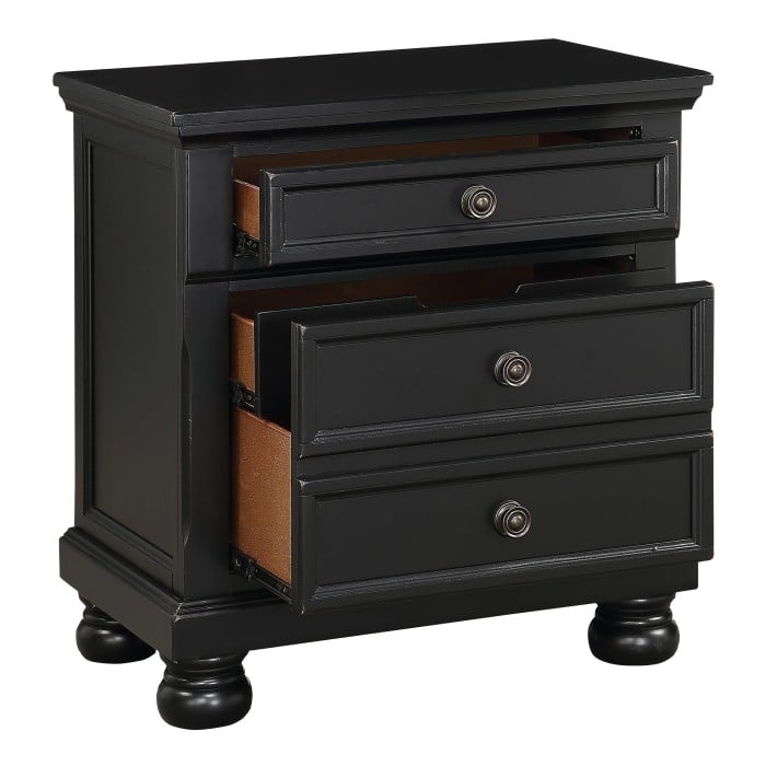 Homelegance Laurelin 3-Drawer Nightstand