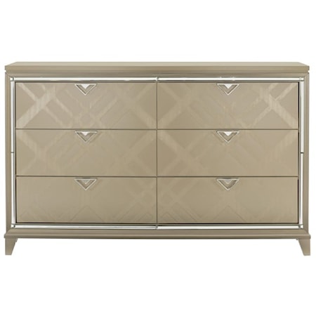 Dresser with Hidden Jewelry Drawers