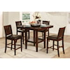 Homelegance Galena 5050 5 Piece Counter Height Table & Chair Set