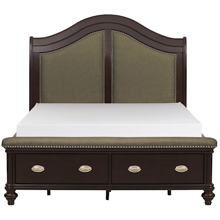 King Sleigh  Bed