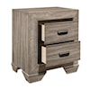 Homelegance Furniture Beechnut Modern 2-Drawer Nightstand