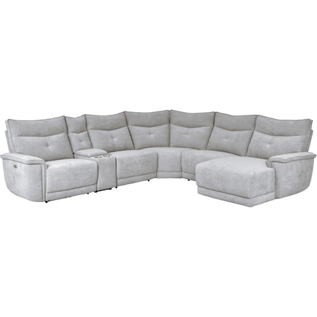 6-Piece Modular Power Reclining Sectional