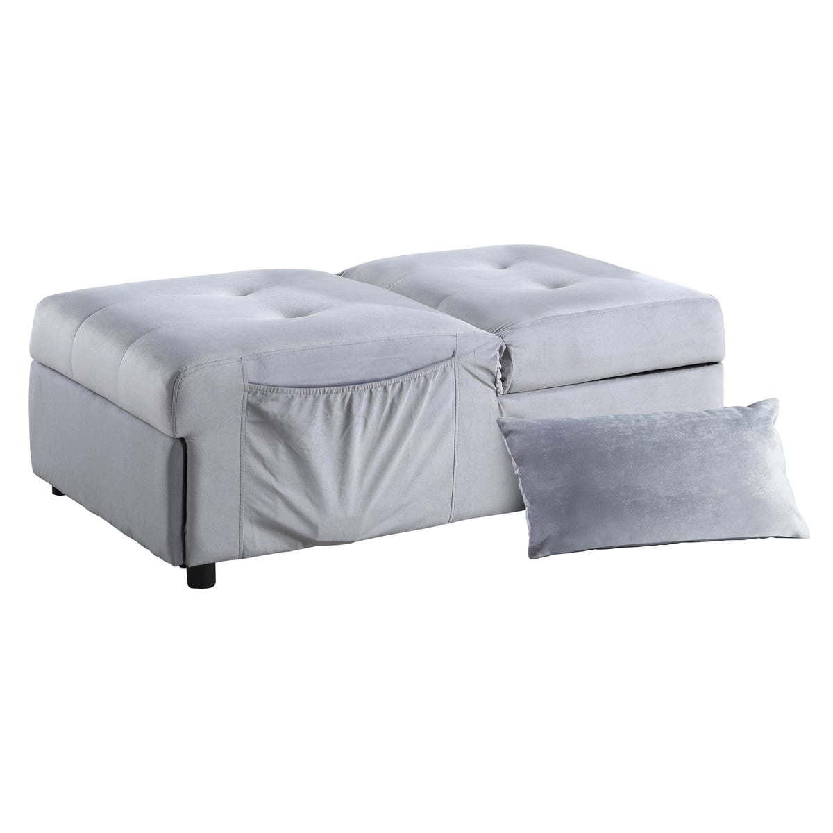 Homelegance Garrell Lift Top Storage Bench with Pull-out Bed