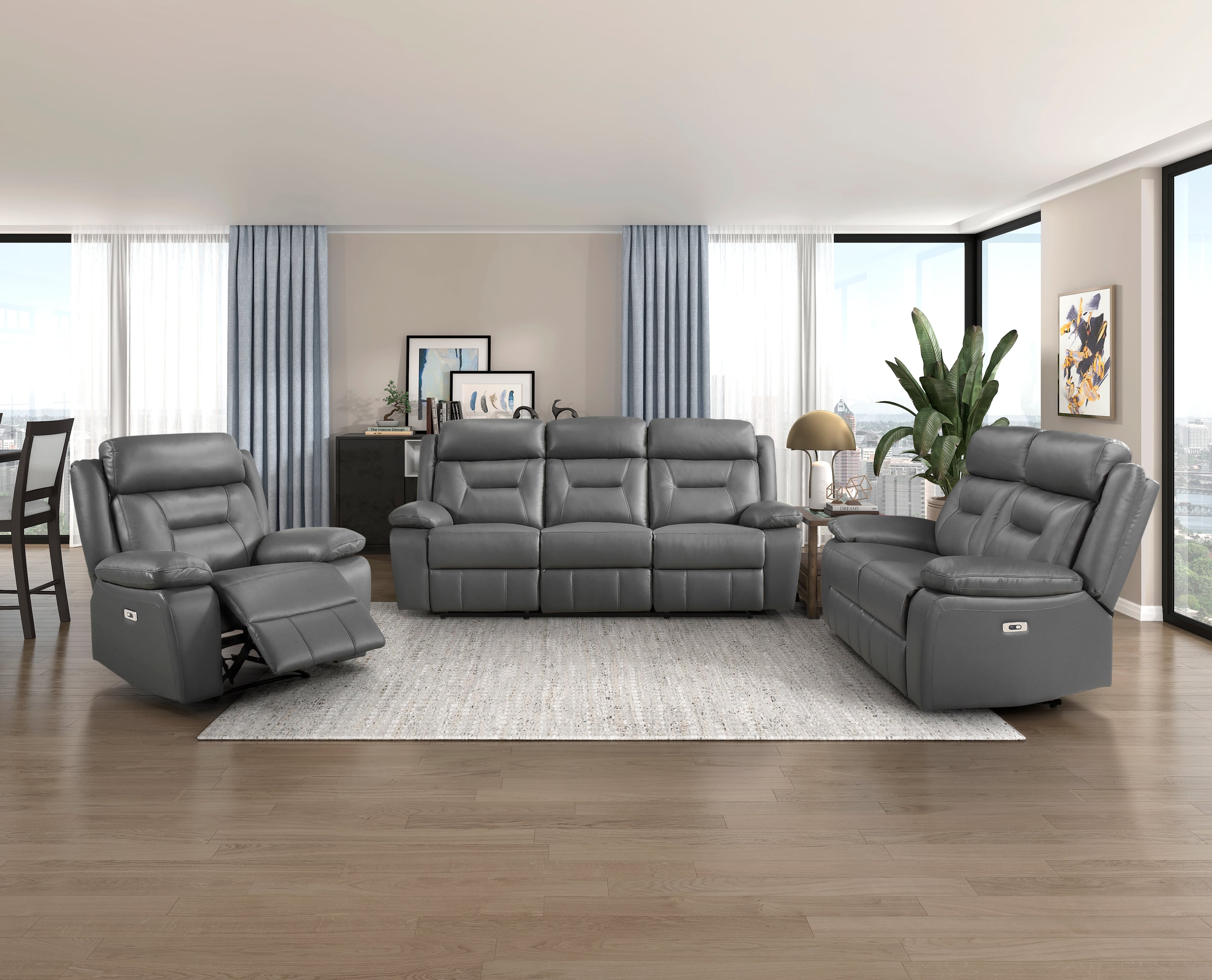 Dual Power Reclining Sofa