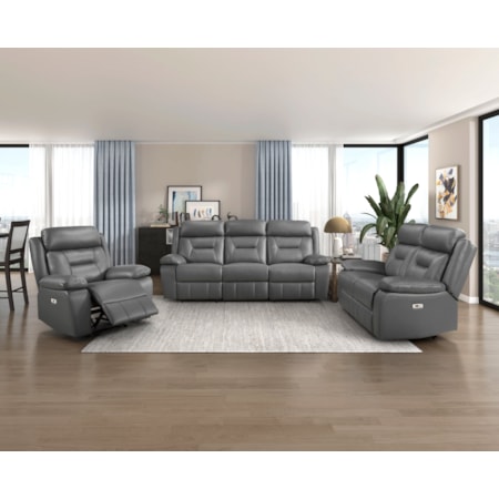 Dual Power Reclining Loveseat