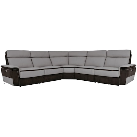 5-Piece Modular Power Sectional Sofa