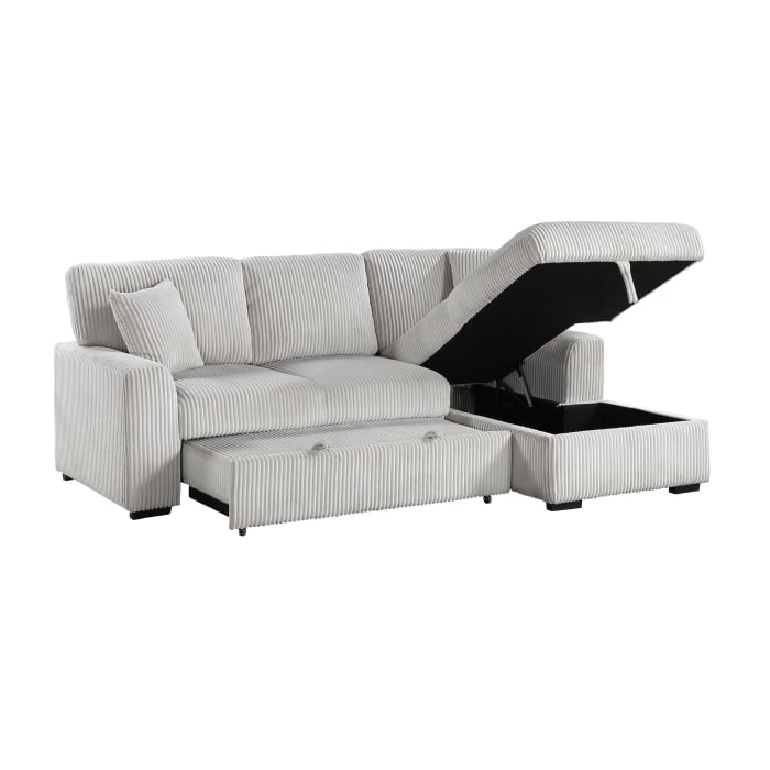 Homelegance Marsh 2-pc. Sectional Sofa w/Right Storage Chaise