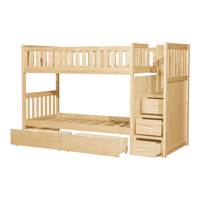 Twin/Twin Storage Bunk Bed
