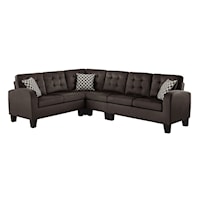 Contemporary 2-Piece Reversible Sectional