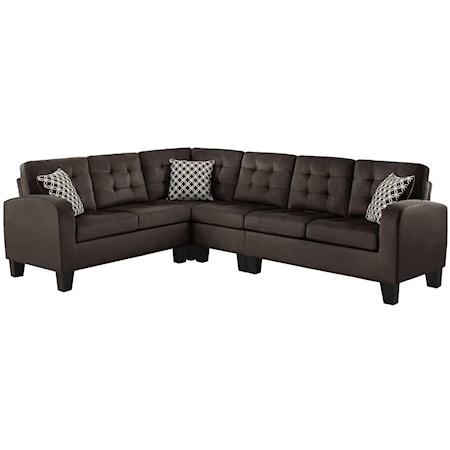 Contemporary 2-Piece Reversible Sectional