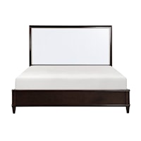 Contemporary Queen Bed with Panel Headboard