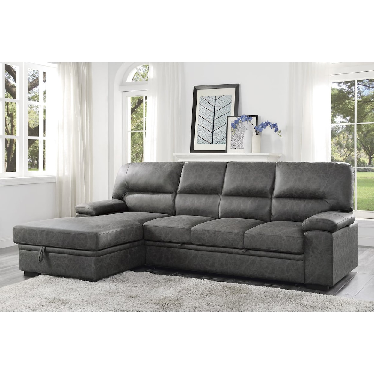 Homelegance Furniture Michigan 2-Piece Sectional