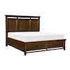 Homelegance Park Frazier Queen Platform Bed with Footboard Storage