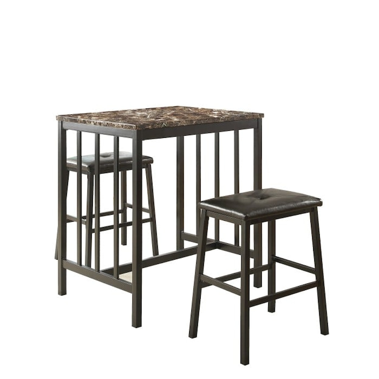 Homelegance Edgar 3-Piece Table & Chair Set