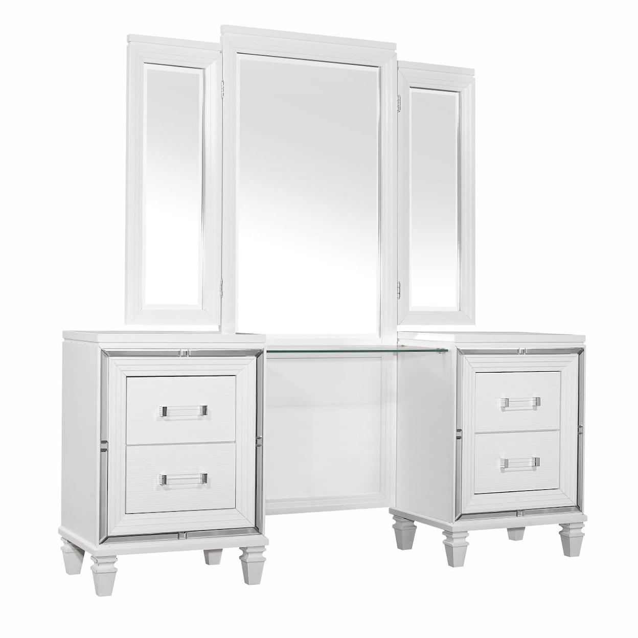 Homelegance Tamsin Vanity Dresser with Mirror