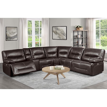 6-Piece Power Reclining Sectional Sofa