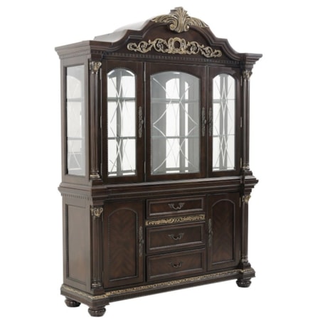 3-Door Dining Buffet and Hutch