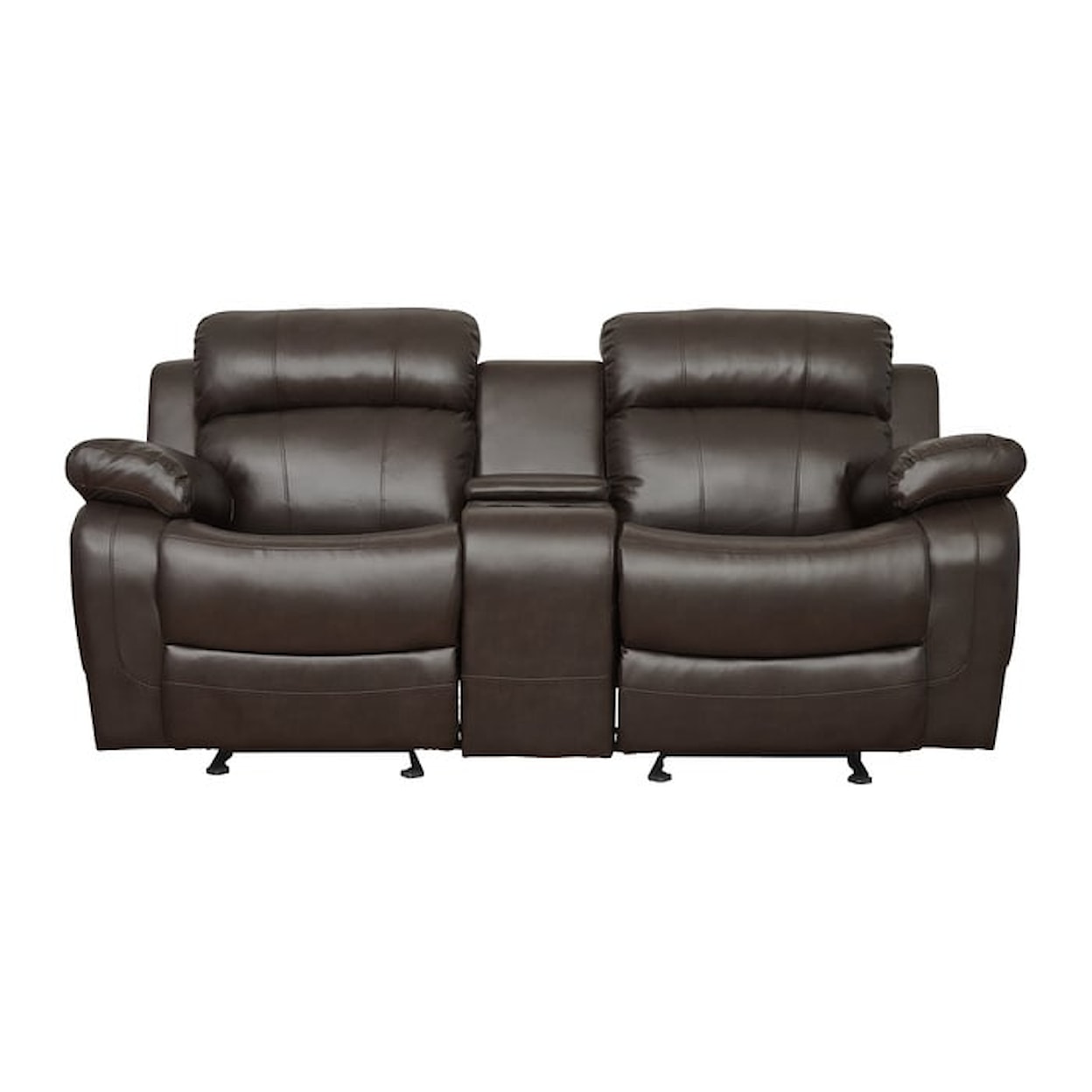 Homelegance Furniture Marille Double Glider Reclining Loveseat