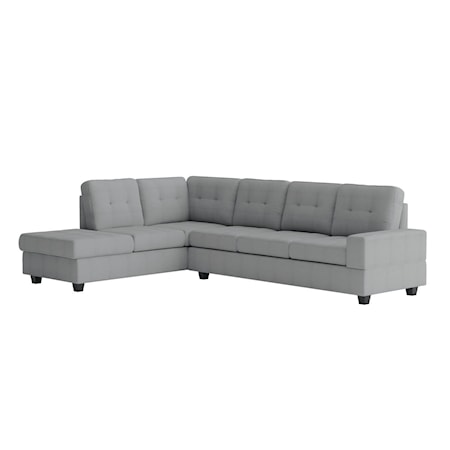 2-Piece Reversible Sectional Sofa