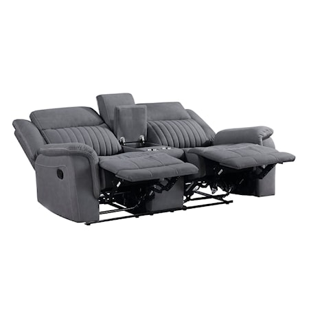 Double Manual Reclining Loveseat