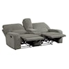 Homelegance Furniture Borneo Reclining Loveseat