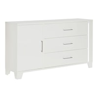 Contemporary Dresser with LED Lighting