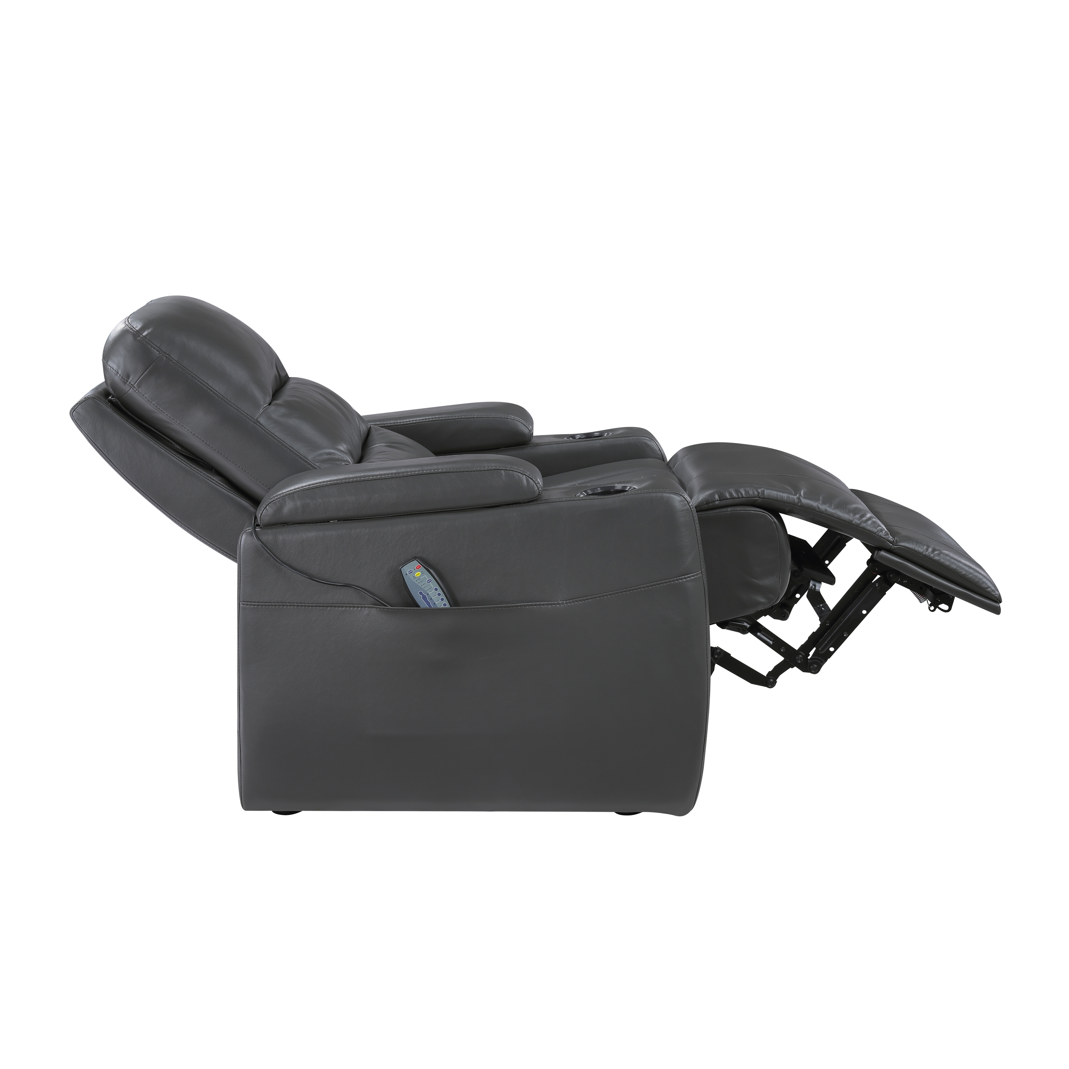 Homelegance Olleris Power Recliner with Heat and Massage