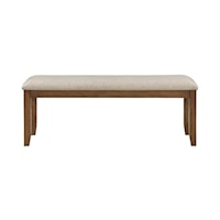 Transitional Upholstered Dining Bench