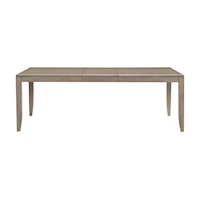 Contemporary Dining Table with Extension Leaf