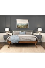 Homelegance Furniture Wrenn Mid-Century Modern Queen Platform Bed