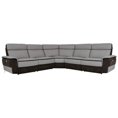 5-Piece Modular Power Sectional Sofa
