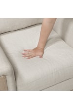 Homelegance Echo Modern Sofa with Exposed-Wood Frame