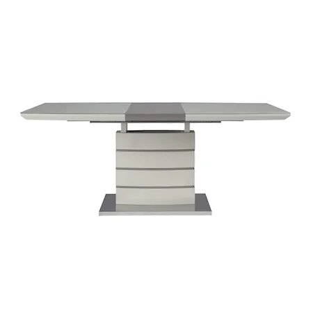 Contemporary Dining Table with Self-Storing Butterfly Leaf