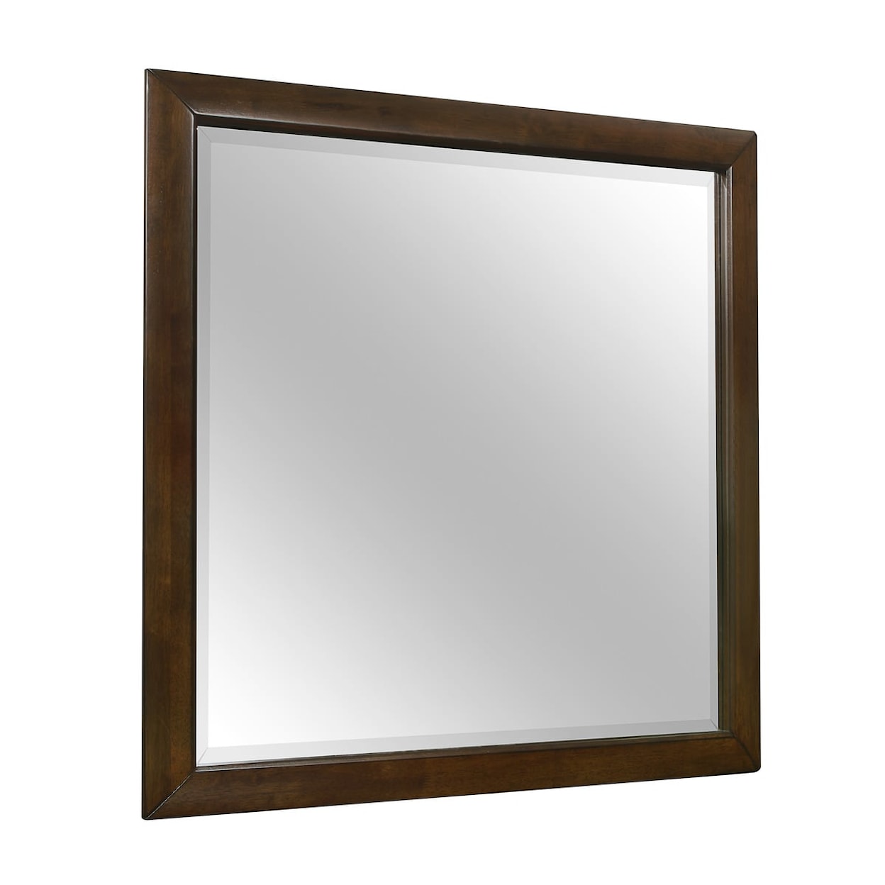 Homelegance Furniture Aziel Square Mirror with Wood Frame