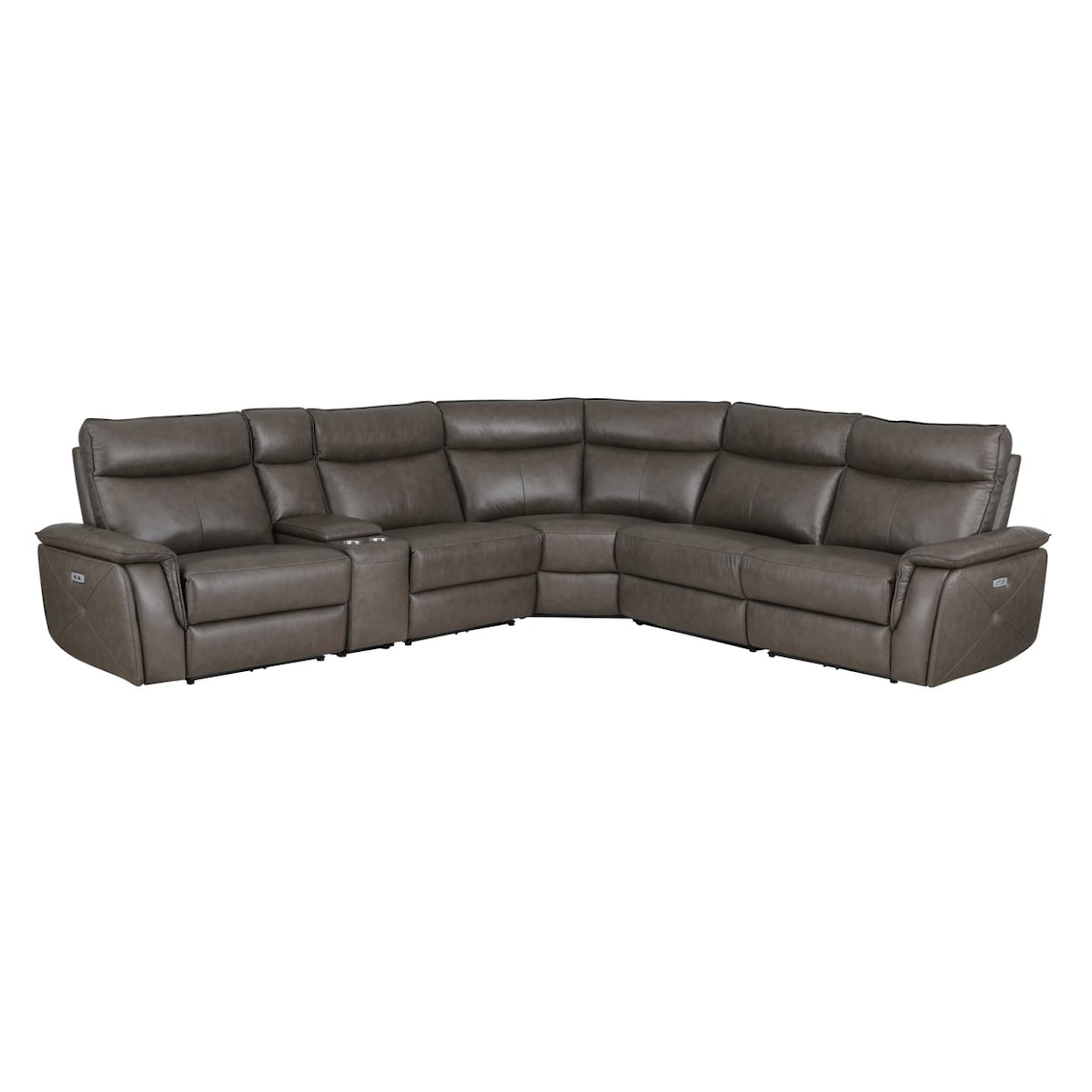 Homelegance Furniture Maroni 6-Piece Modular Power Reclining Sectional