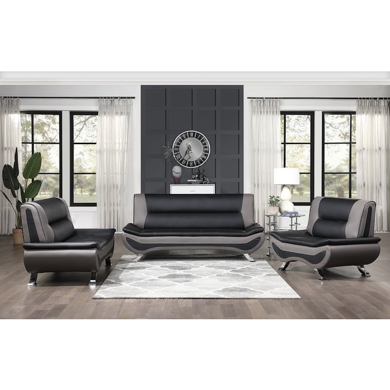 Homelegance Furniture Veloce 2-Piece Living Room Set